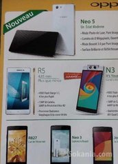 Tout les smartphones OPPO