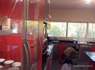 Cuisine au PLs couleurs modernes en aluminium