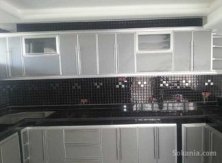 Installation cuisine en aluminium