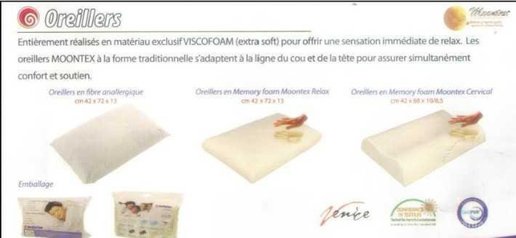 VENTE MATELAS -OREILLERS