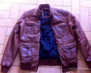 VESTE EN CUIR