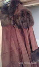 Manteau de fourrure de renard
