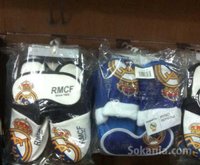 pantoffels originales FC barcelone et REAL madrid
